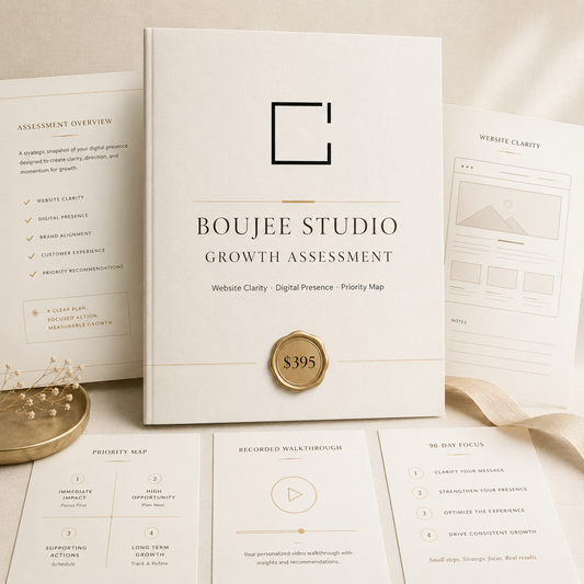 Boujee Studio Growth Assessment deliverables